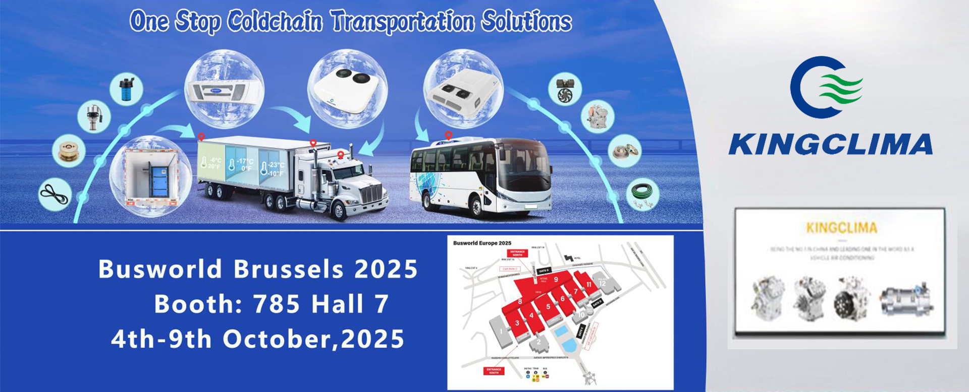 kingclima acparts in busworld